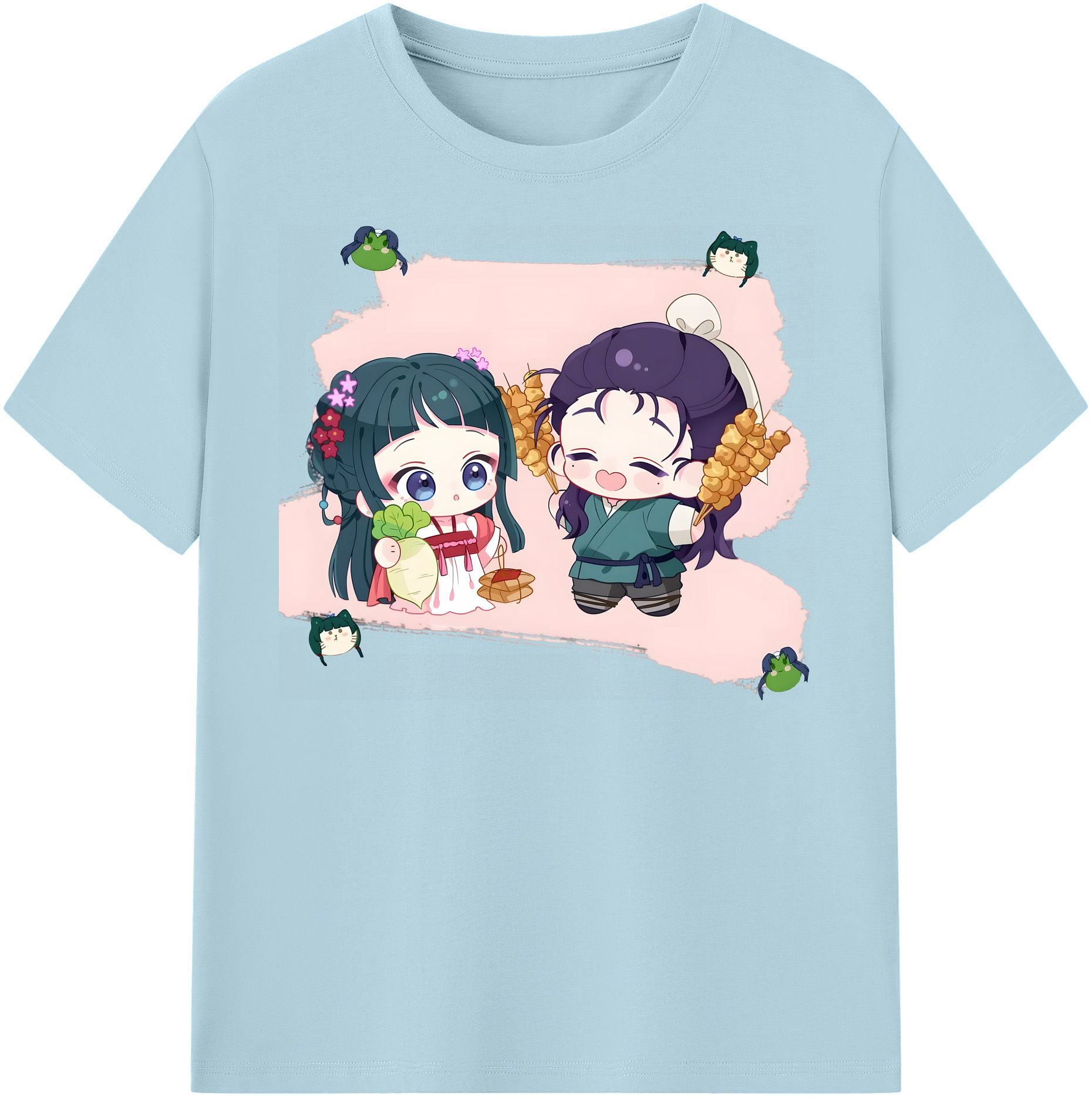 （画像用） 薬屋のひとりごと The Apothecary Diaries 綿100％半袖Tシャツ（フロントプリント）